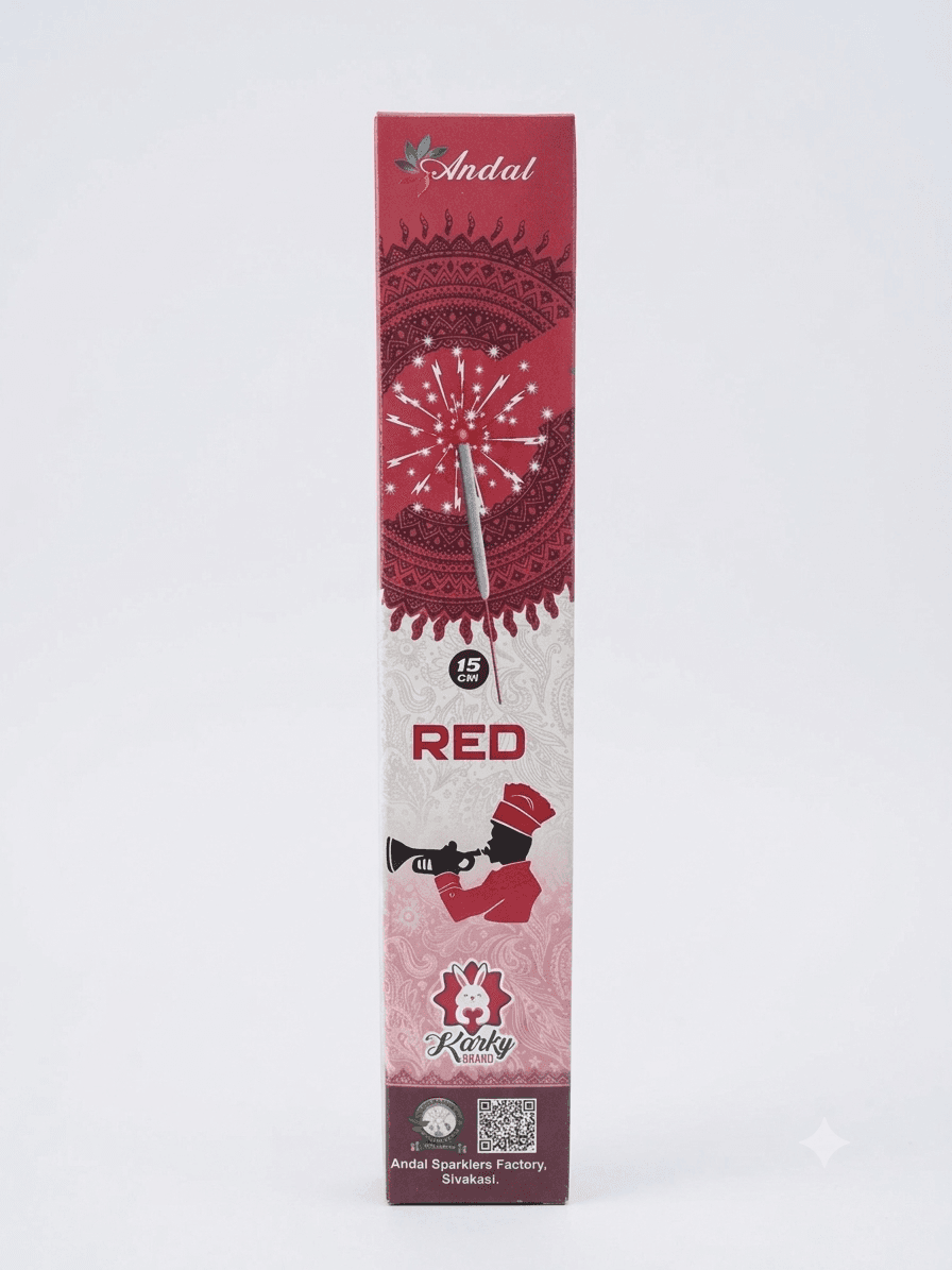 15 Cm Red Sparklers
