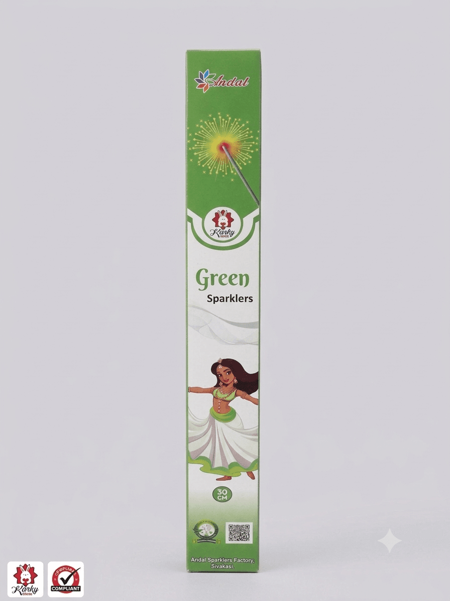 30 Cm Green Sparklers